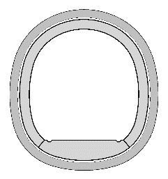 Circle that is part of  a CP cross section 