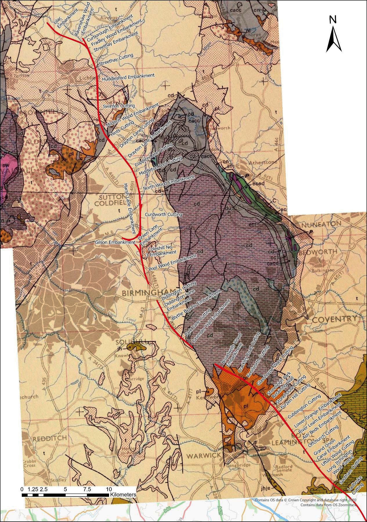 Map of Bedrock Geology 