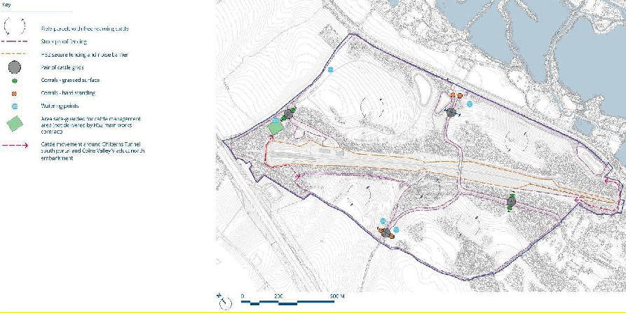 Map of grazing infrastructure