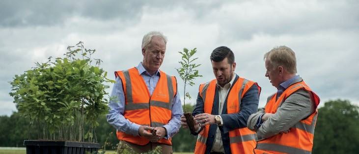 Inspection of HS2 planting stock.