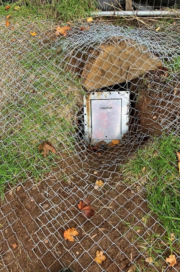 Photo of  a natural sett gate 