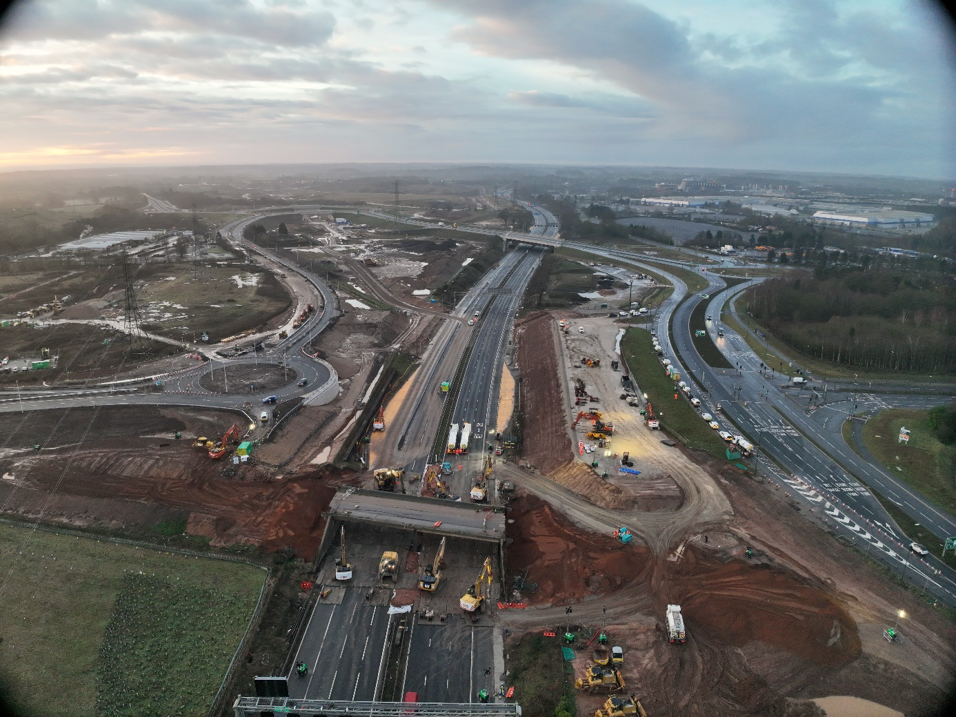 Aerial view of a highway

Description automatically generated