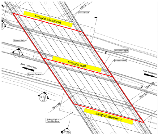 A diagram of a road

