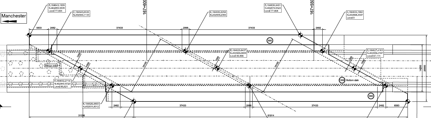 A drawing of the baseline design of the Marston Box

