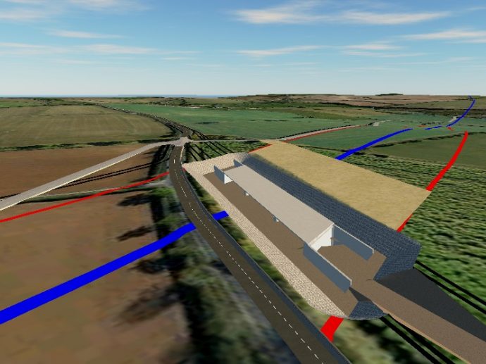 Infraworks models to assist with construction sequencing and planning ...