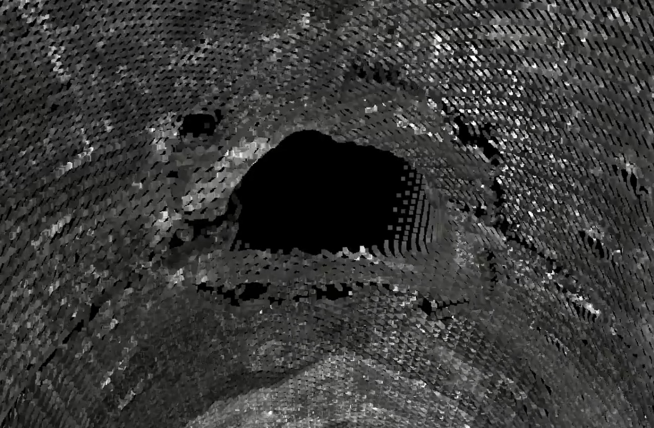 Laser scan of Bradway tunnel ventilation shaft 