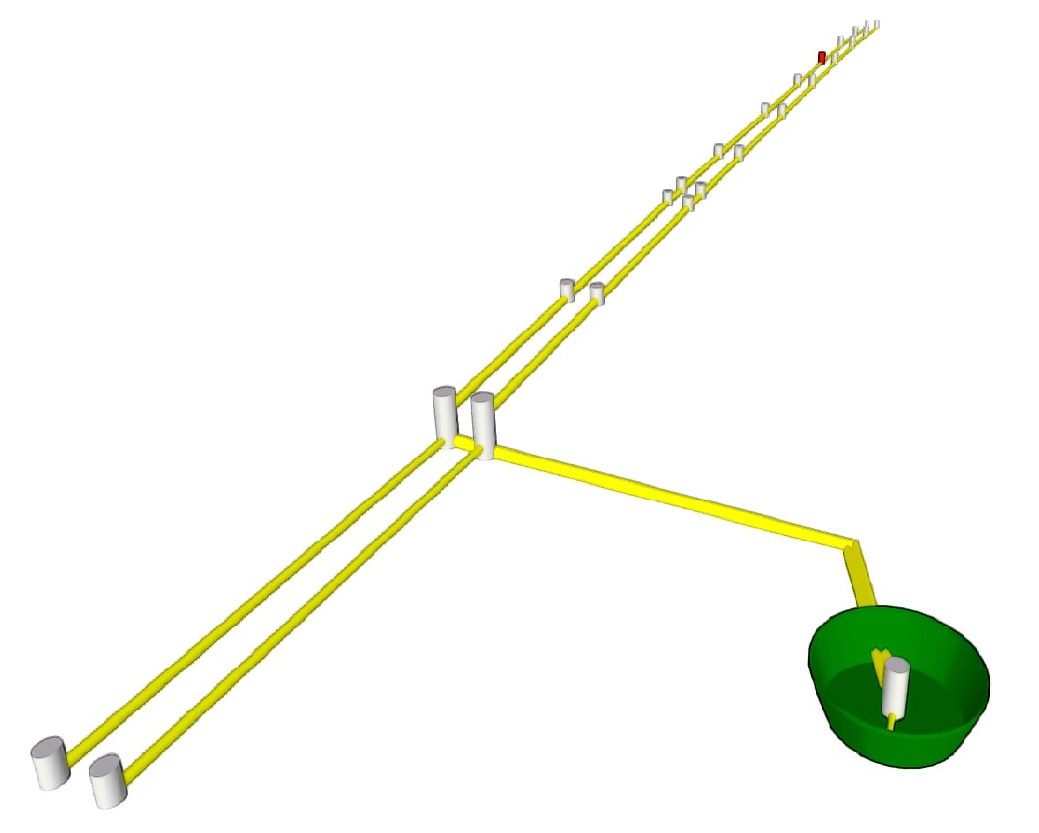 Picture of HS2 drainage design model