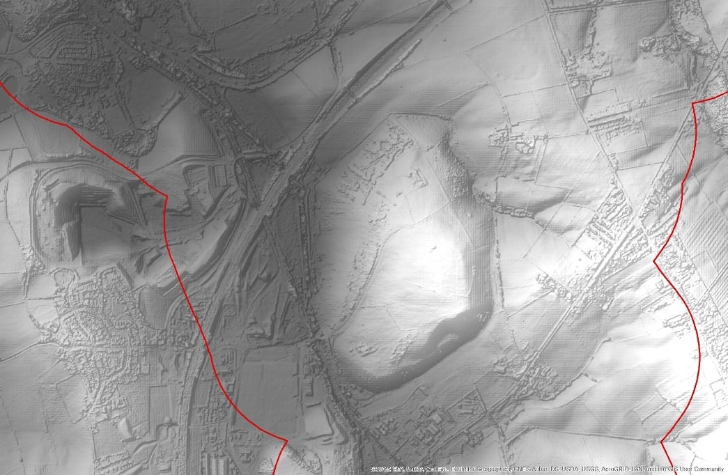 Picture of LiDAR data