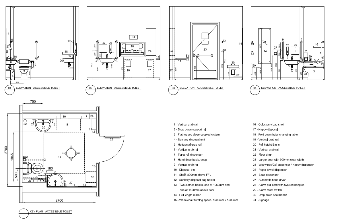 Plan drawings of proposed standard design
